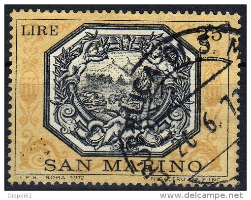 1972 San Marino - Allegorie Di San Marino L 25 - Used Stamps
