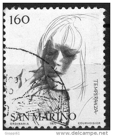 1977 San Marino - Virtù Civili L 160 - Used Stamps