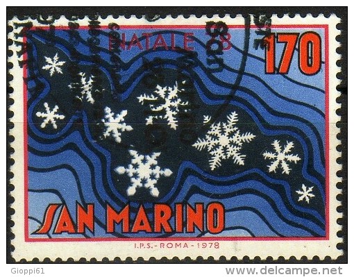 1978 San Marino - Natale L 170 - Used Stamps