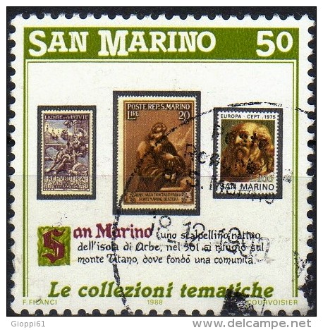 1988 San Marino - Invito Alla Filatelia L 50 - Usados