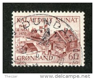 A-477  Greenland 1970  Scott #76   Offers Welcome! - Used Stamps