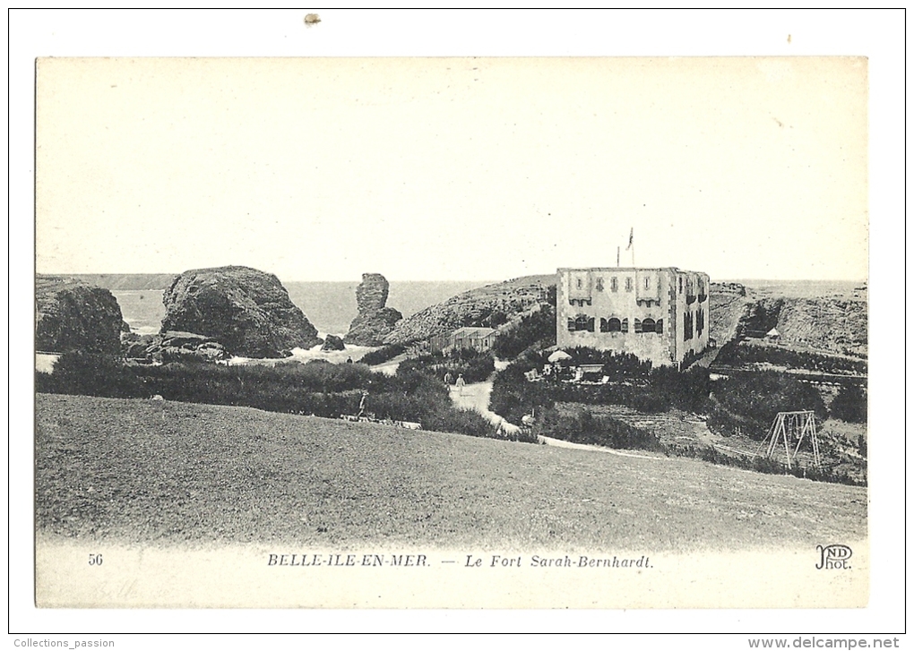 Cp, 56, Belle-Ile-en-Mer, Le Fort Sarah Bernhardt - Belle Ile En Mer