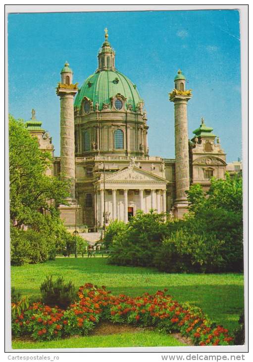 Wien-Vienna-karlskirche-circulated,perfect Condition - Grinzing