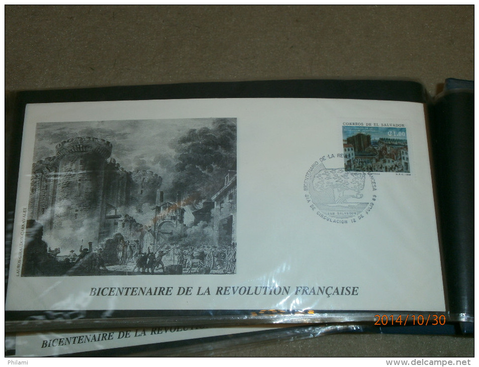 BICENTENAIRE DE LA REVOLUTION FRANCAISE, 100 DOCUMENTS DIFFERENTS. (1048)