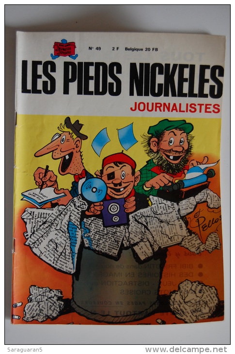 BD LES PIEDS NICKELES JOURNALISTES - 49 - BE - Rééd. 1971 - Pieds Nickelés, Les