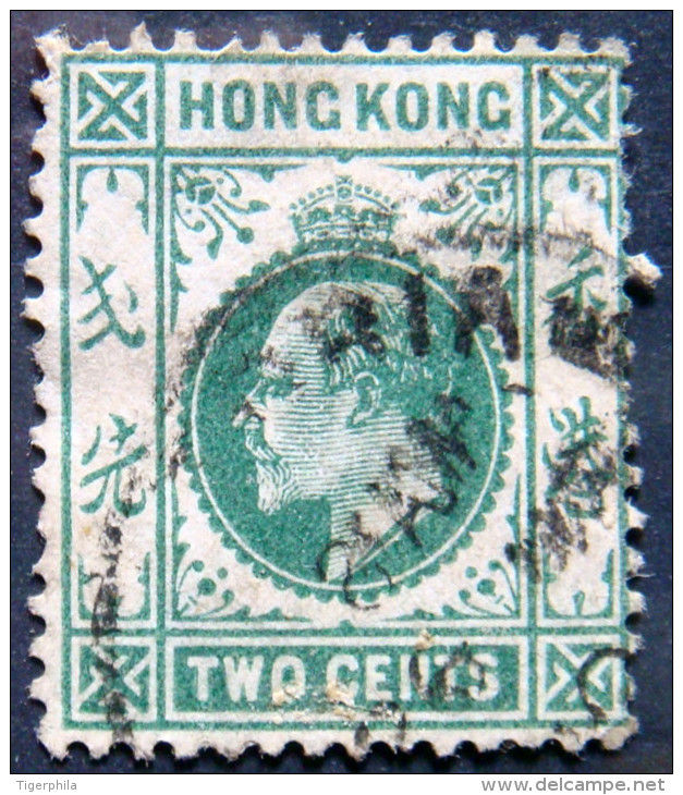 HONGKONG 1904 2c King Edward VII USED Scott88 CV$2 - Oblitérés