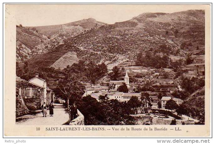 Saint Laurent Les Bains - Vue De La Route De La Bastide - Autres & Non Classés