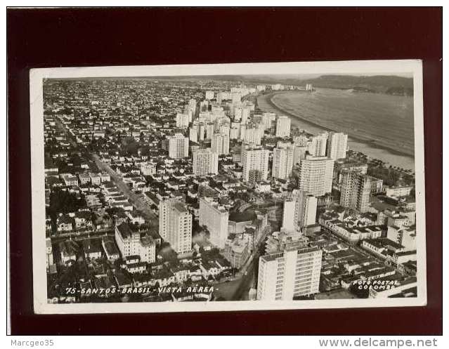 Santos Brasil Vista Aérea édit. Colombo N° 75 - Autres