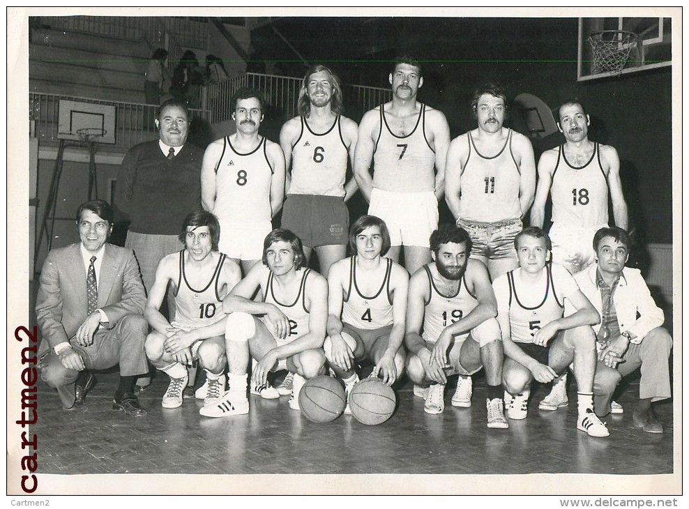 PHOTO ANCIENNE : MARSEILLE EQUIPE DE BASKET DE SAINT-JOSEPH  PHOTO CORBANI LE PROVENCAL - Sport