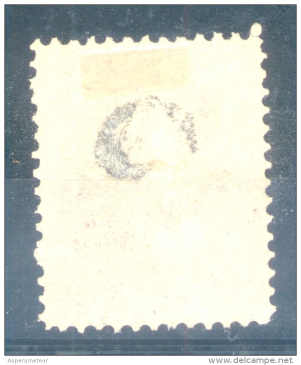 MEXICO MEJICO MEXIQUE  MIGUEL HIDALGO YVERT NR. 55a AÑO 1872 FILIGRANE PAPELSELLADO RARE - Mexique