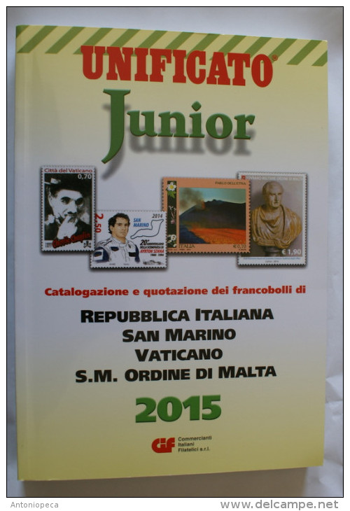 ITALIA 2015 - CATALOGO UNIFICATO JUNIOR NUOVO, NEW. - Italy