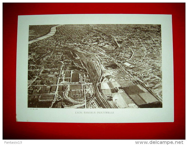 Lyon , Banlieue Industrielle 1937  Héliogravure - Unclassified