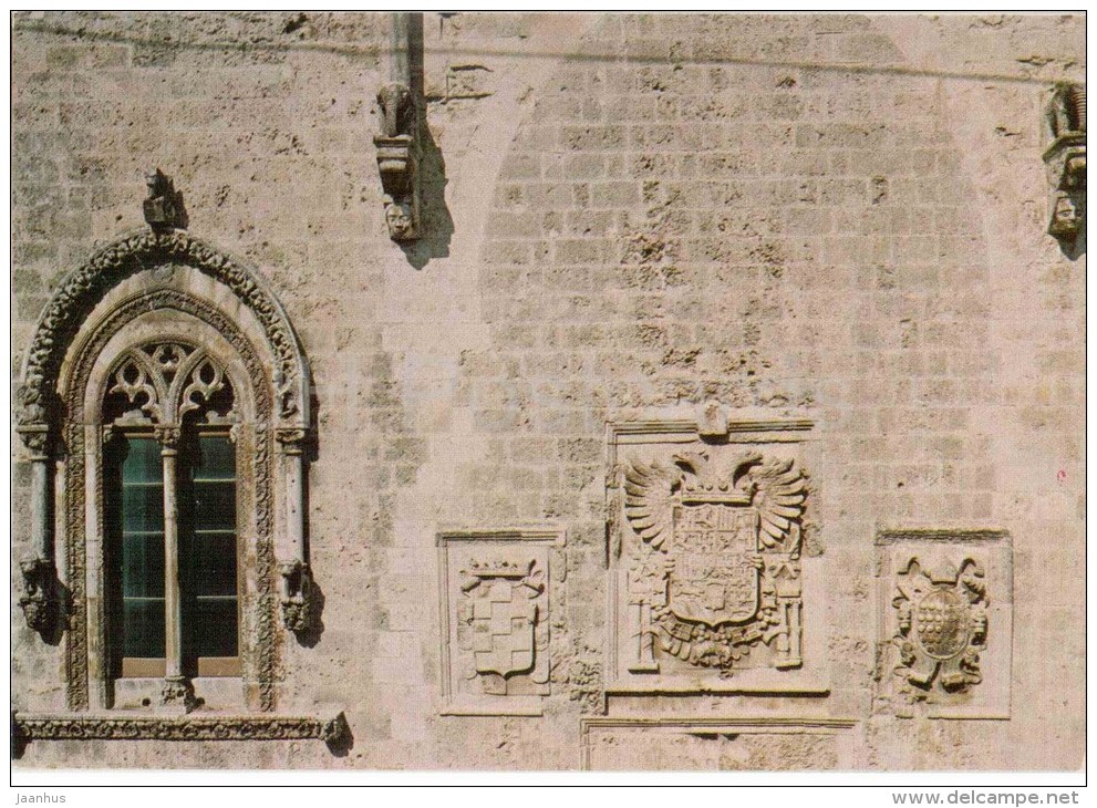 La Bifora Con Gli Stemmi Di Federico II - Coat Of Arms Of Federico II - Altamura - Puglia - 13 - Italia - Italy - Unused - Altamura