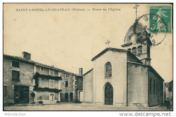 69 SAINT ANDEOL LE CHATEAU / Place De L'Eglise / - Autres & Non Classés