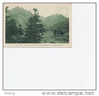 Le Mont Dore.  Chaîne Du Sancy Et Vallée D`Enfer.  Sent To Denmark 1926  S-1607 - Le Mont Dore