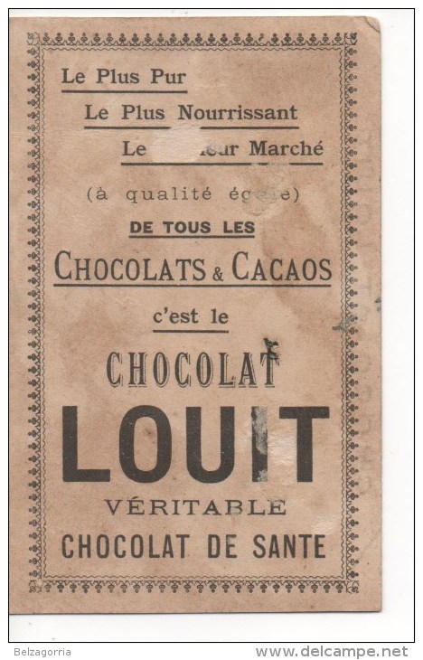 CHROMOS - CHOCOLAT LOUIT -  MARCHANDS  DE  4  SAISONS - Louit