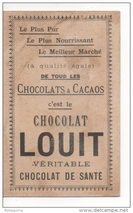 CHROMOS - CHOCOLAT LOUIT -  LA RENTREE DU TROUPEAU - Louit