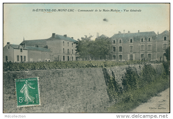 44 SAINT ETIENNE DE MONTLUC / Communauté De La Haie Mahéas / CARTE COULEUR - Saint Etienne De Montluc