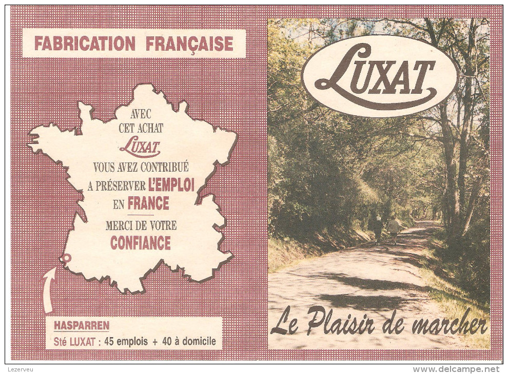 Advertising PUBLICITE CHAUSSURES LUXAT HASPARREN PAYS BASQUE