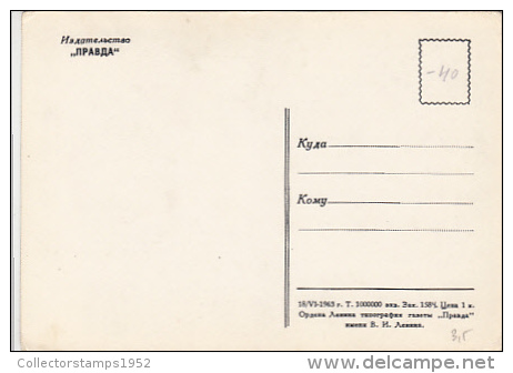 5658- SPACE, COSMOS, VALERY BYKOVSKY COSMONAUT, POSTCARD - Space