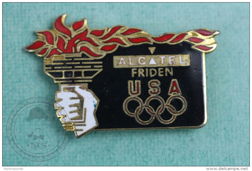 USA 1996 Olympic Games - Alcatel Friden - Pin Badge #PLS - Olympische Spelen