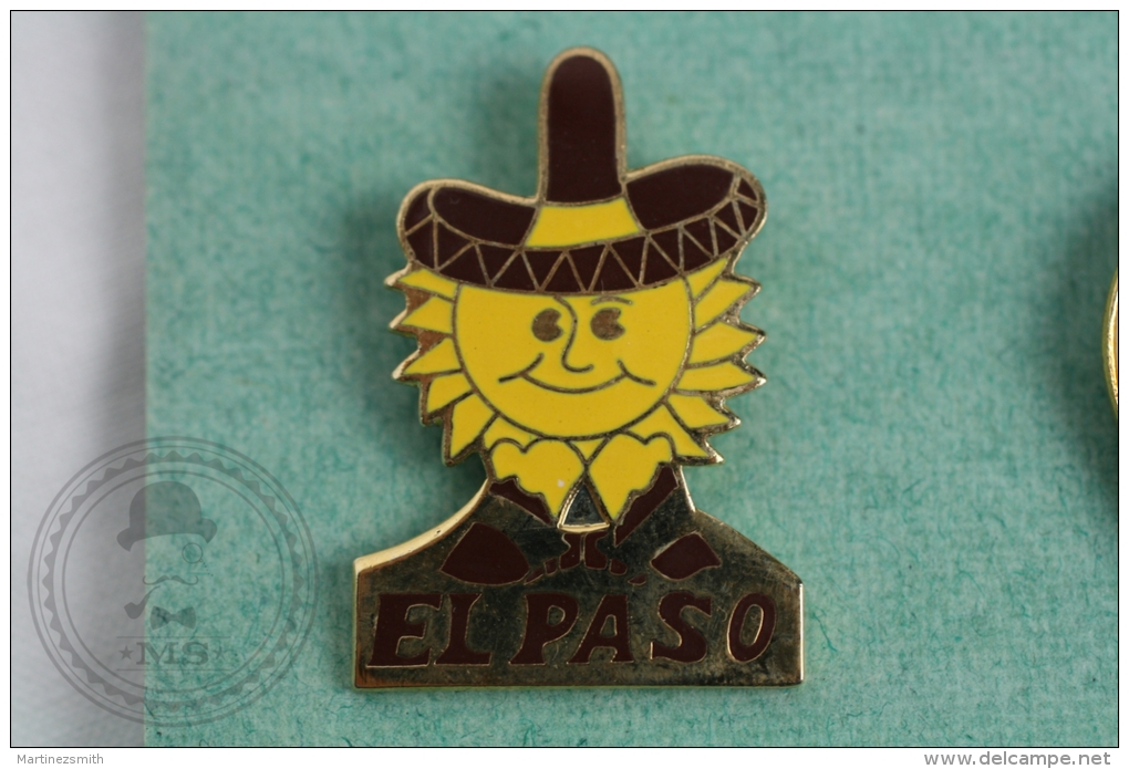 EL Paso, Texas - Pin Badge #PLS - Ciudades