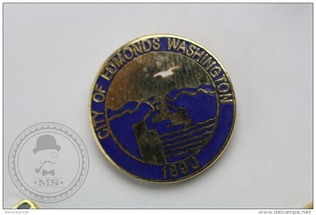 City Of Edmonds Washington 1890 - Pin Badge #PLS - Ciudades