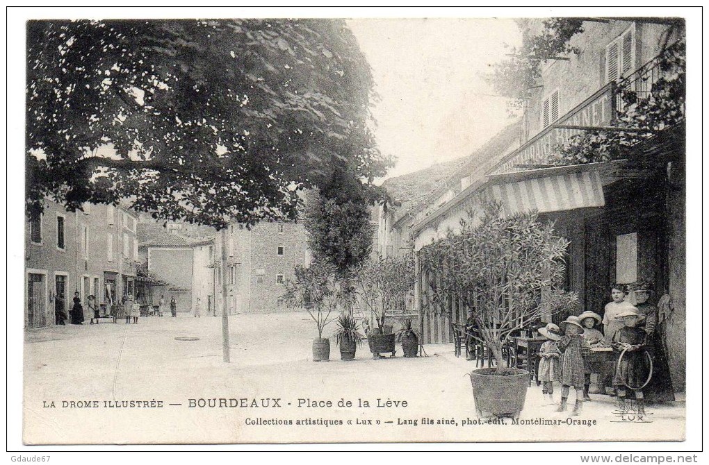 BOURDEAUX (26) - PLACE DE LA LEVE - Other & Unclassified