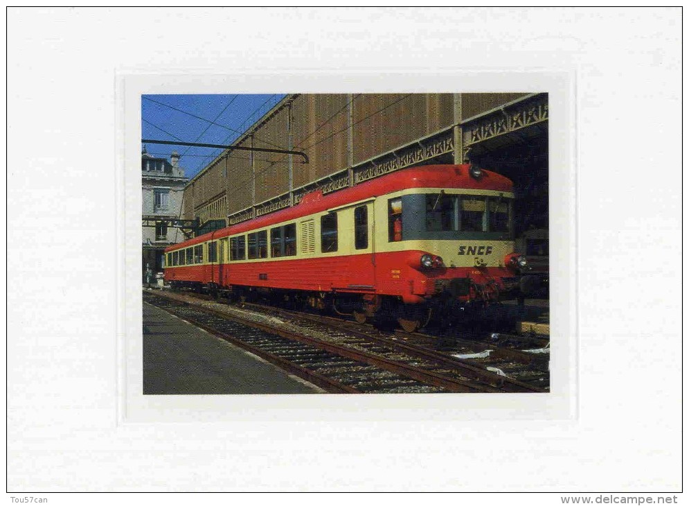 TOURS - INDRE ET LOIRE   (37)  -  PEU COURANTE CPSM. - Trains