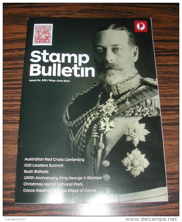 Catalogue N° 328 Stamp Bulletin Australia Post Mai Juin 2014 - Inglese