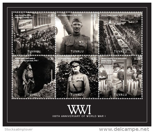 Tuvalu-2014-War-WWI - Tuvalu