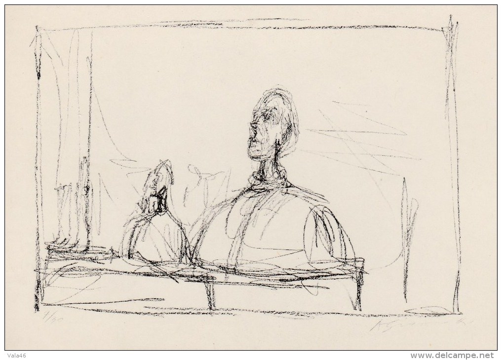 Alberto Giacometti - 12 Cartes Différentes - Kunstvoorwerpen