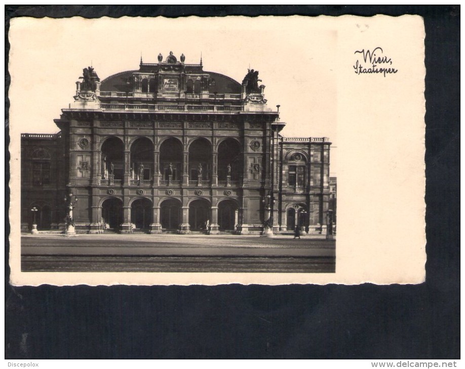 F2415 Wien - Staatsoper - Teatro Dell' Opera - Theatre - Ed. Donauland -  Old Small Card - Teatro