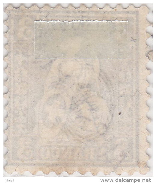 SI53D Svizzera Suisse Helvetia 3 Franco Nero Usato Con Annullo 1862 - Usados