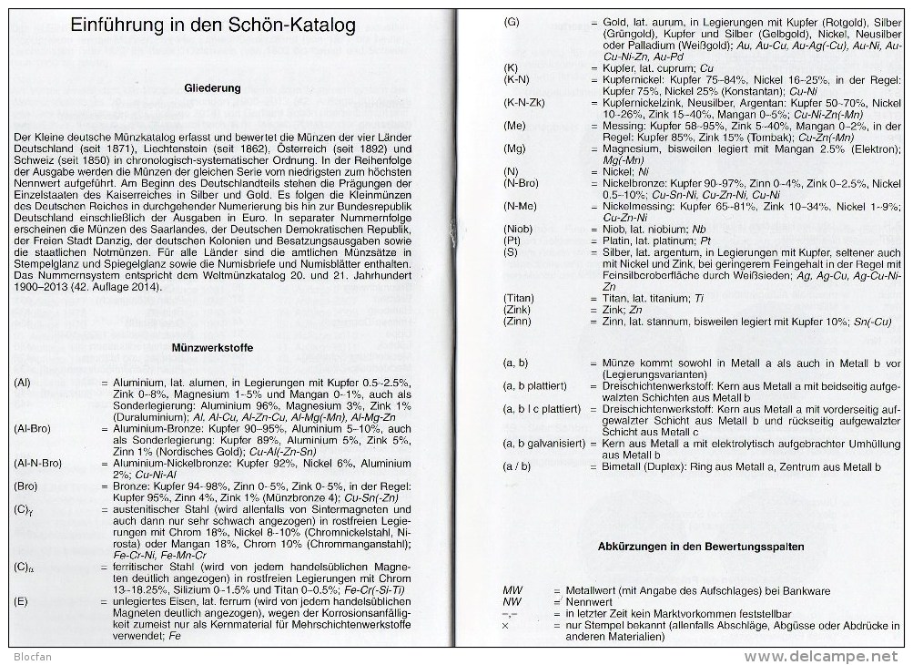 Schön Kleiner Münzkatalog Deutschland 2014 Neu 15€ Numisblatt+Briefe Catalogue Of Austria Helvetia Liechtenstein Germany - Chroniques & Annuaires