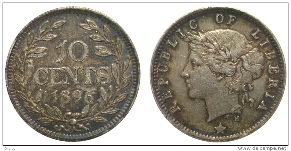 10 Cents 1896 (Liberia) Silver - Liberia