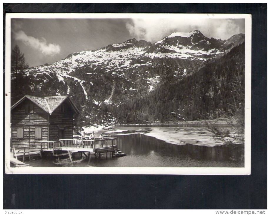 F2477 Madonna Di Campiglio ( Belluno ) Lago Malghette E Il Rifugio Albergo ( Hutte  Ed. Micheletti  - Old Small Card - Altri & Non Classificati