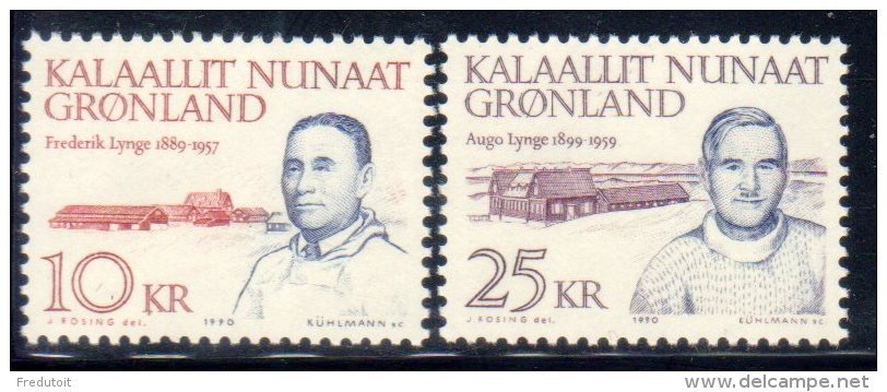 GROENLAND - N°197/8 ** (1990) - Unused Stamps