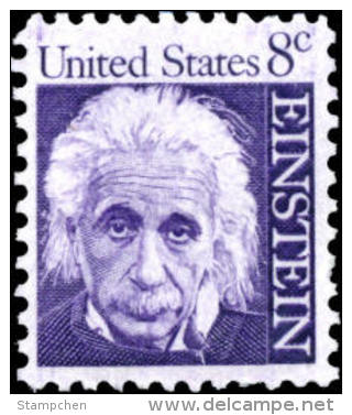 1966 USA Albert Einstein Stamp Sc#1285? Famous Atom Mathematics Physics Nobel Prize - Atom