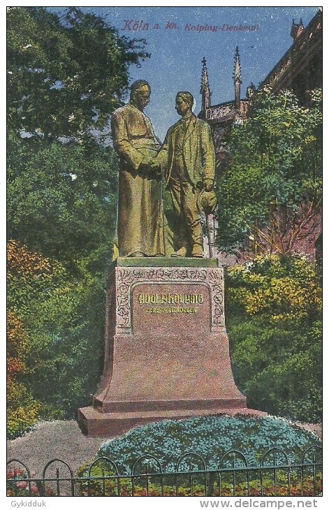 KOLPING-DENKMAL, KOLN,   NORTH RINE, GERMANY. (J - Köln