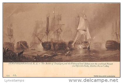 Clarkson Frederick Stanfield Battle Trafalgar Victory Lord Nelson French Fleets - Peintures & Tableaux