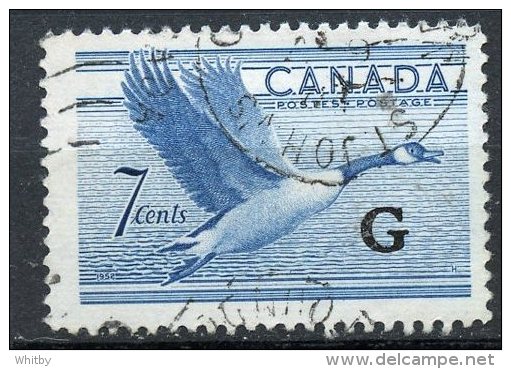 Canada 1952 7 Cent Canada Goose Issue #O31 - Surchargés