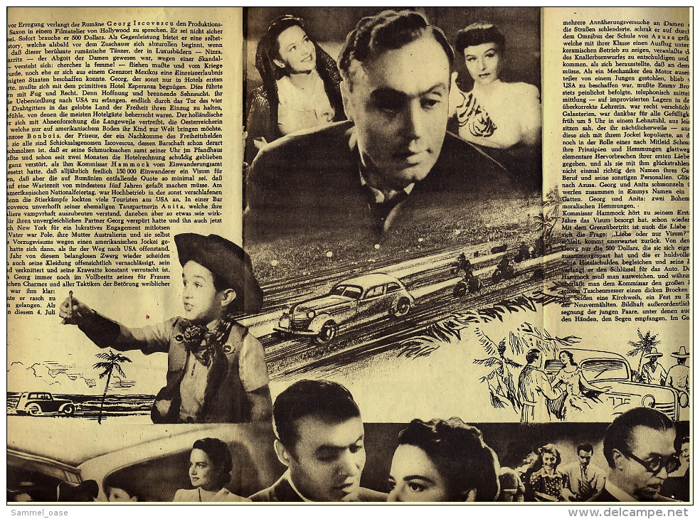 "Filmpost" "Das Goldene Tor" Mit Charles Boyer , Olivia De Havilland  -  Filmprogramm Nr. 59 Von Ca. 1947 - Sonstige & Ohne Zuordnung