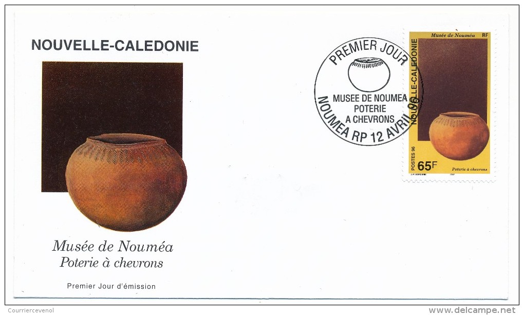 NOUVELLE CALEDONIE => 3 FDC => Poteries - 1994 Poterie Podtanea / 1996 Poterie à Chevrons / 1997 Poterie Lapita - FDC