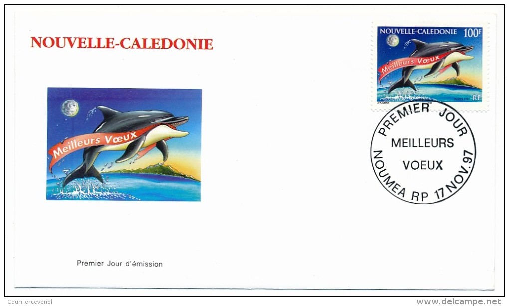 NOUVELLE CALEDONIE => 1 FDC => 1997 - Meilleurs Voeux - FDC