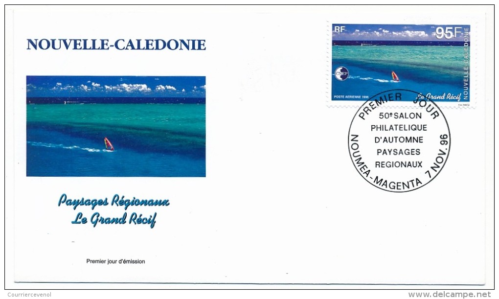 NOUVELLE CALEDONIE => 2 FDC => 1996 - Paysages Régionaux - FDC