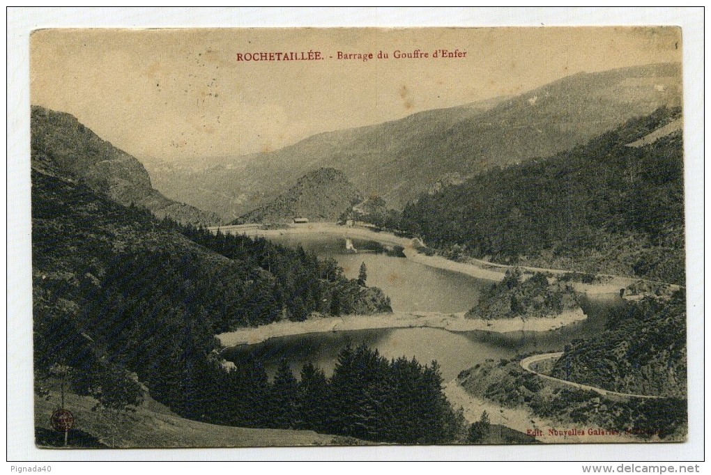 CP , 42 , ROCHETAILLEE , Barrage Du Gouffre D'Enfer - Rochetaillee