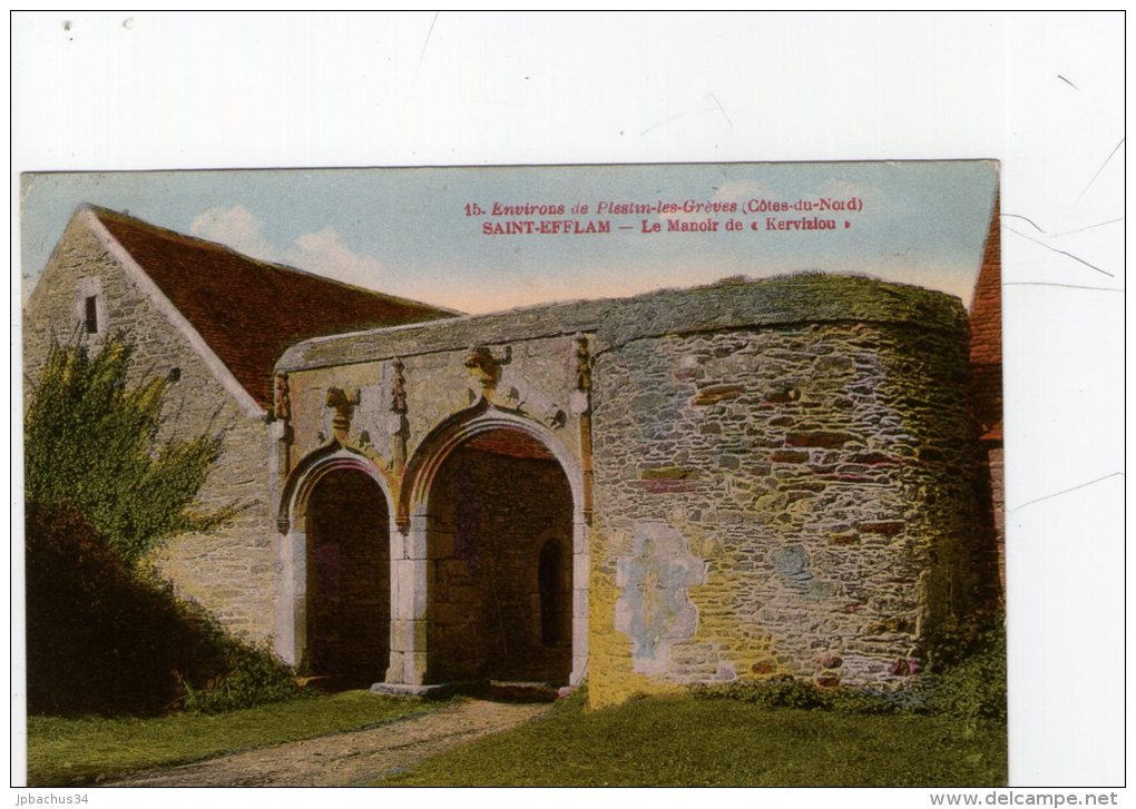 SAINT EFFLAM. LE MANOIR DE KERVIZIOU... TBE - Autres & Non Classés