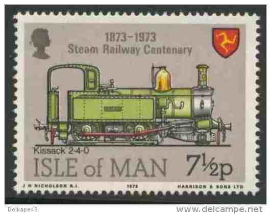Isle Of Man 1973 Mi 31 YT 20 ** Locomotive No. 13 "Kissack" (1910) - Cent. Steam Railway / 1B N2-Tenderlokomotive - Treinen