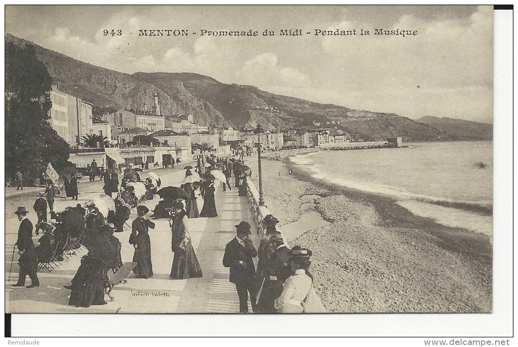 ALPES MARITIMES - 1916 - CARTE FM De MENTON - HOPITAL AUXILIAIRE N° 222 - 1. Weltkrieg 1914-1918